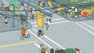 World Naked Bike Tour di William Bradford