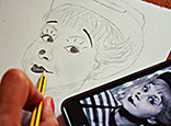 Giulietta Masina ritratto - Veronica Morresi