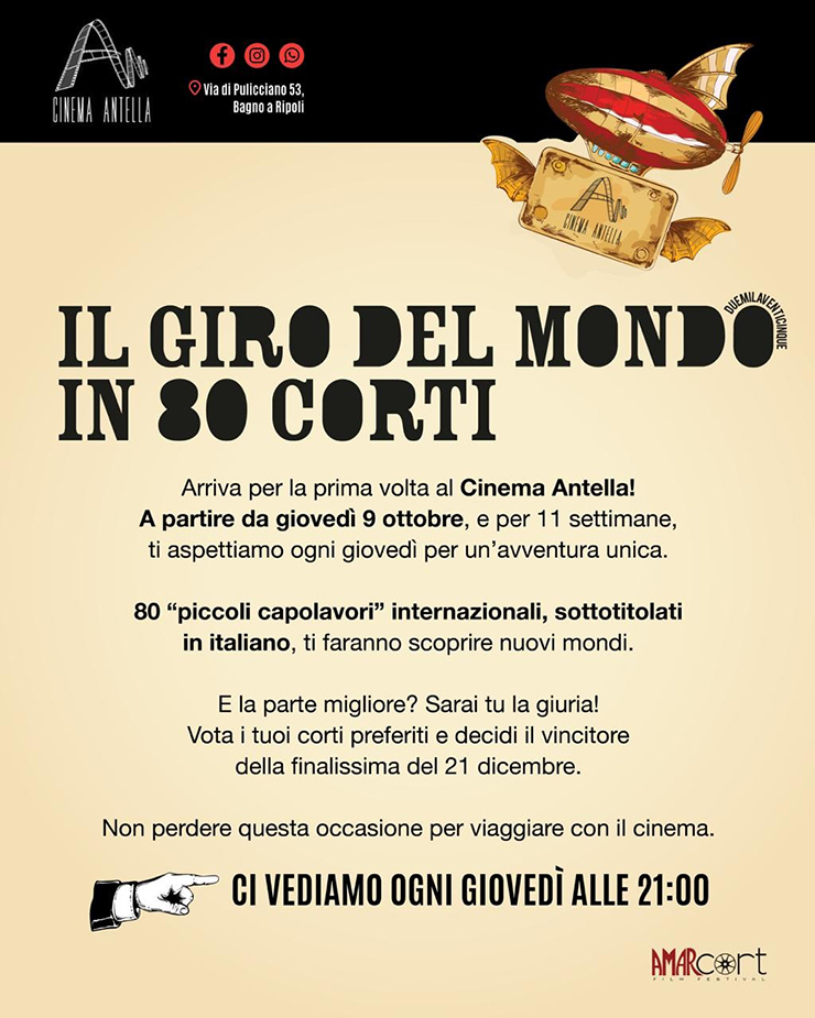 Il Giro del Mondo in 80 Corti 2025