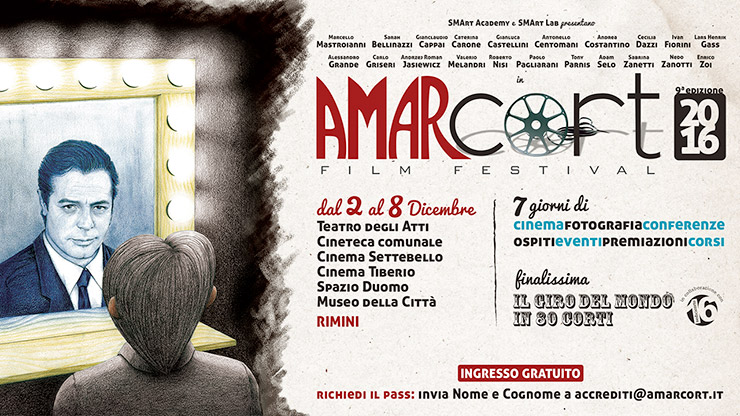 Amarcort Film Festival - Festival di cortometraggi - Novembre 2016 - Rimini