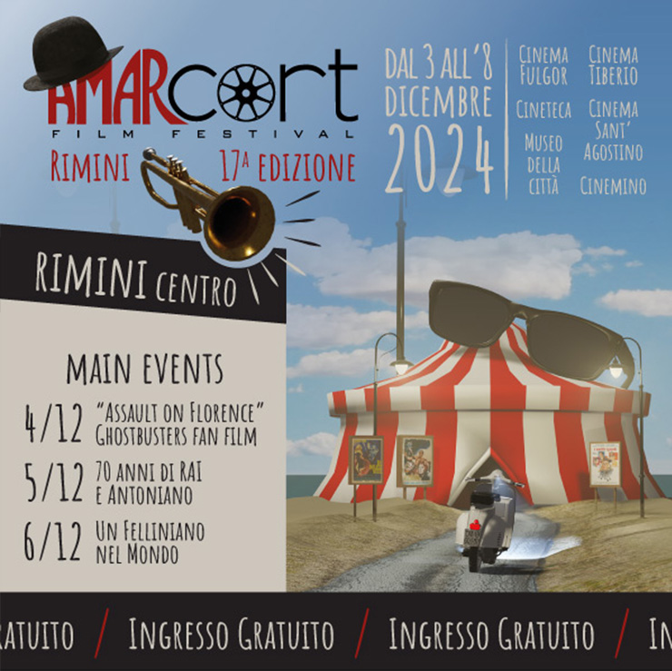 Amarcort Film Festival - Festival di cortometraggi - Novembre 2024 - Rimini