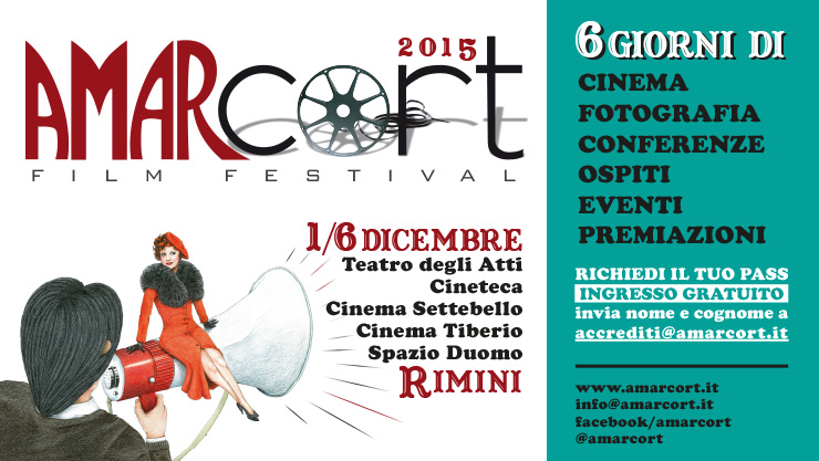 Amarcort Film Festival - Festival di cortometraggi - Novembre 2015 - Rimini
