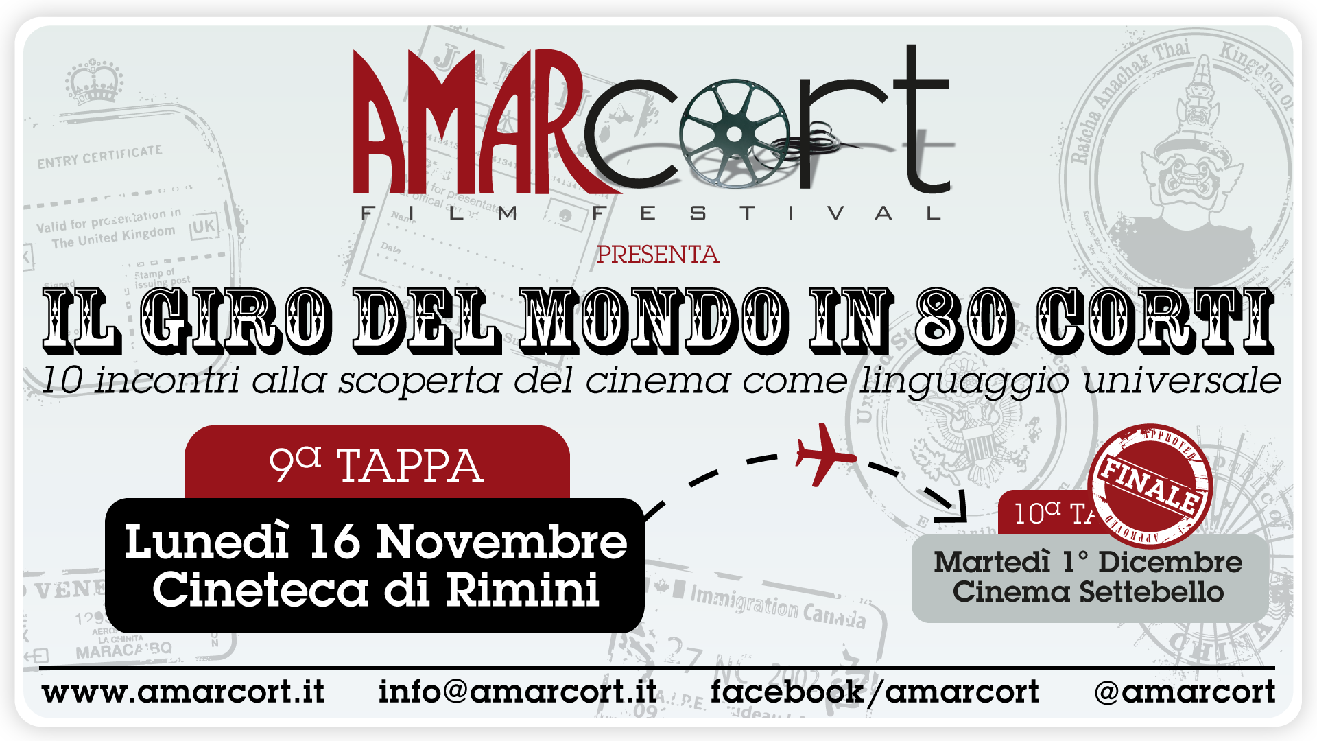 Il Giro del Mondo in 80 Corti di Amarcort Film Festival - Finale